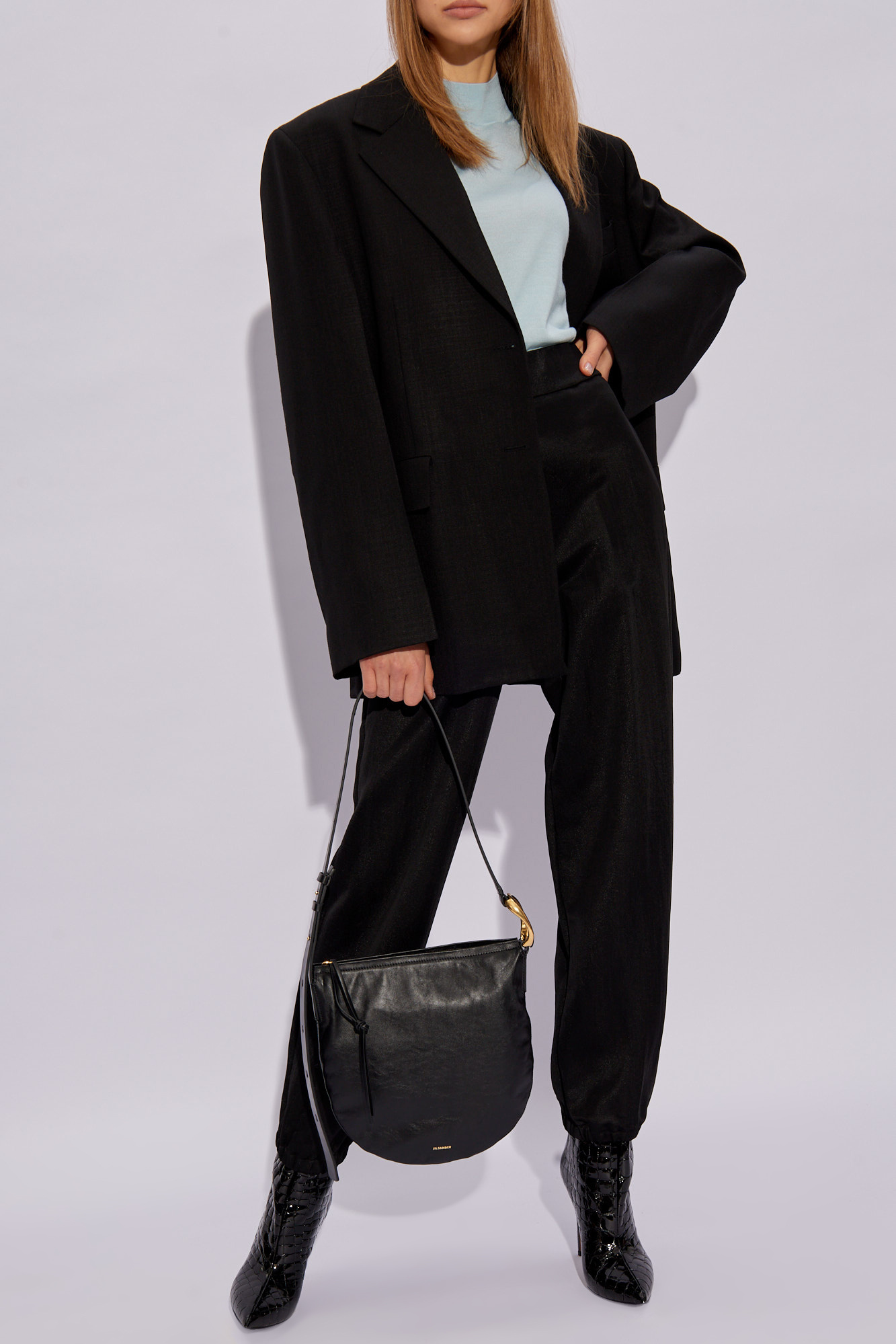 【送料無料】JIL SANDER クロップドパンツ ブラック48 送料無料】JIL SANDER クロップドパンツ ブラック48 - メルカリ